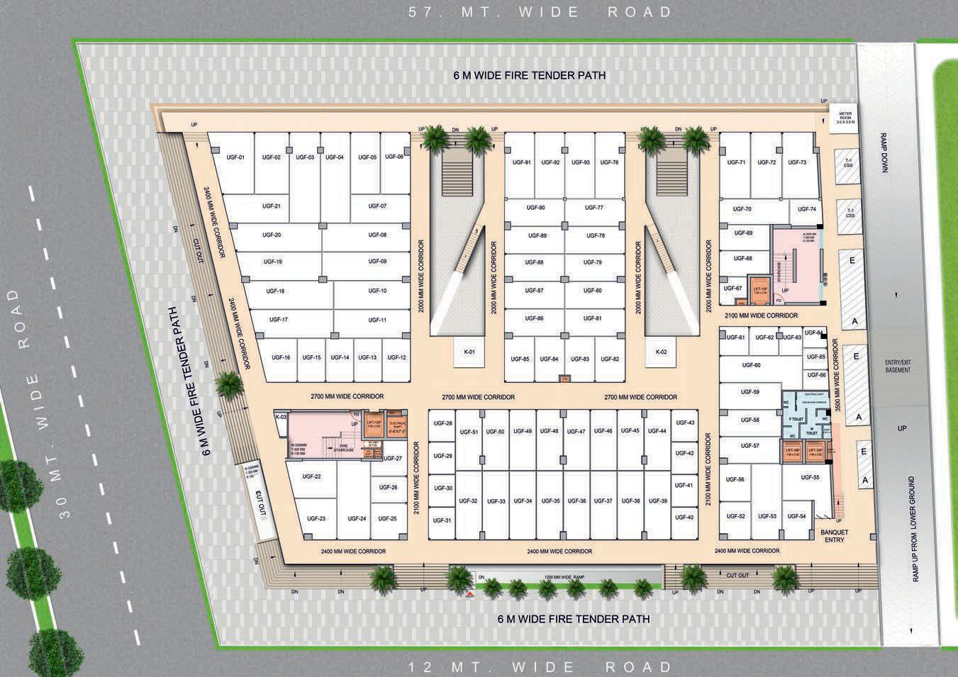 Karyan Citywalk site layout plan